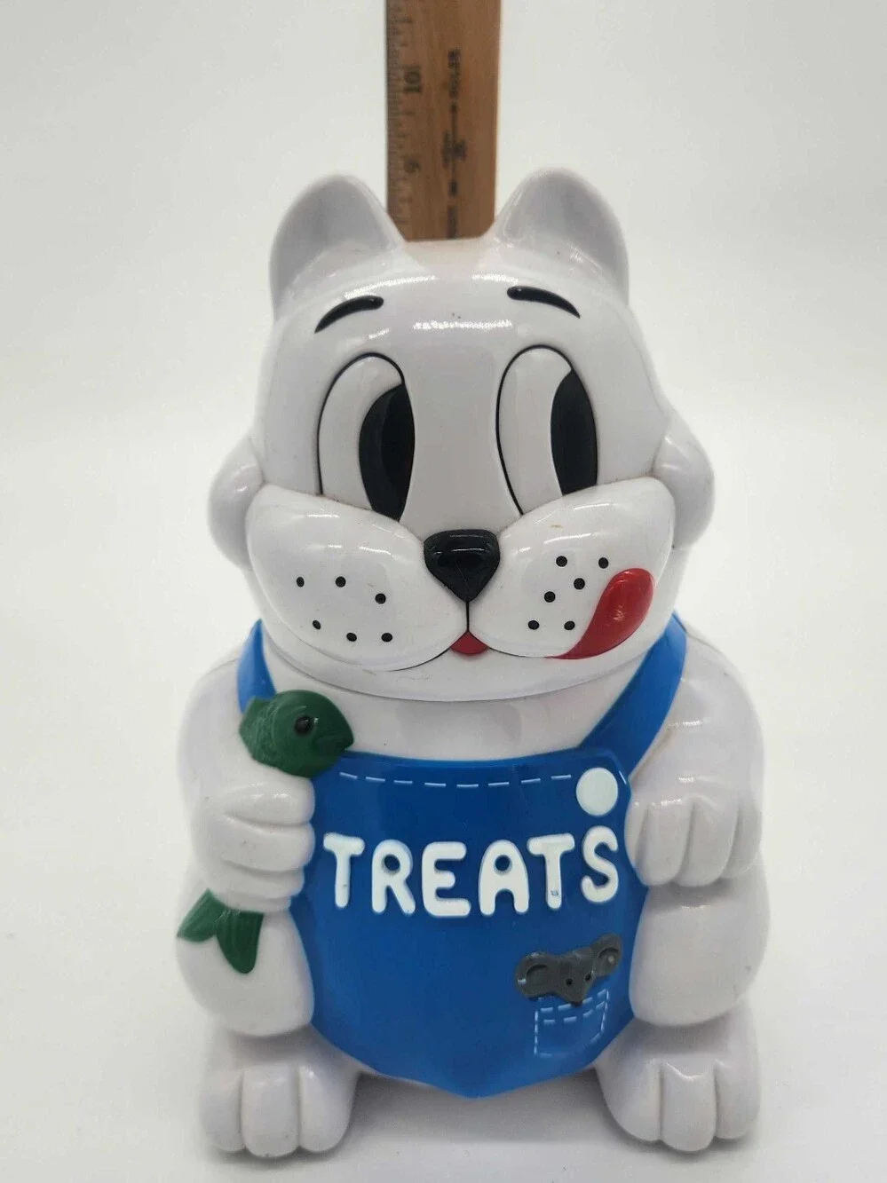 Fun-Damental Singing Cat Treat Jar Works Vintage